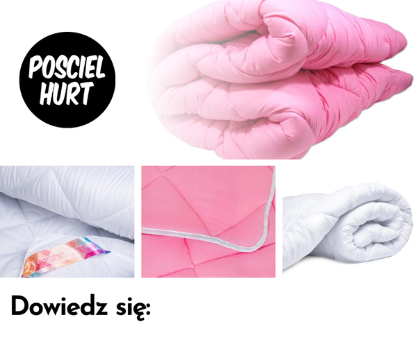 Obraz przedstawia dwa typy kołder: z owczej wełny i tradycyjną przedstawiając ich porównanie 