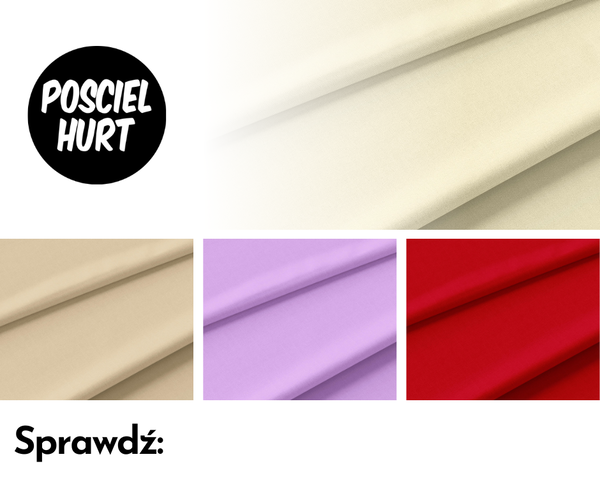 Zdjęcie przedstawia tkaniny oferowane w posciel-hurt.pl