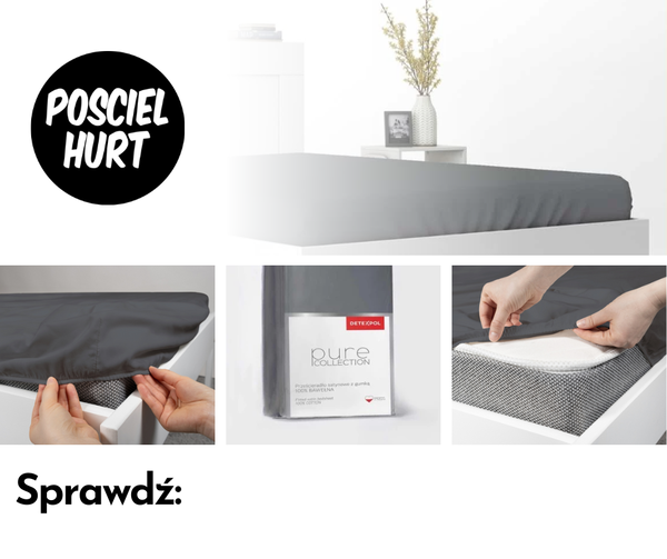 Zdjęcie przedstawia nowe prześcieradło 90x200cm w ofercie