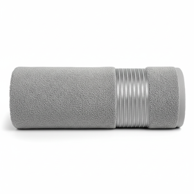 RĘCZNIK KĄPIELOWY 50x90 SPA HOTELOWY mały Bawełniany 450g/m2 - PARIS Szary GREY