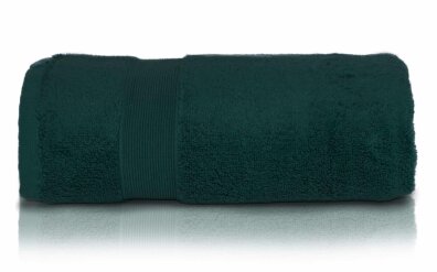 RĘCZNIK KĄPIELOWY 50x90 SPA HOTELOWY mały Bawełniany 600g/m2 CHŁONNY - ROCCO ciemny zielony