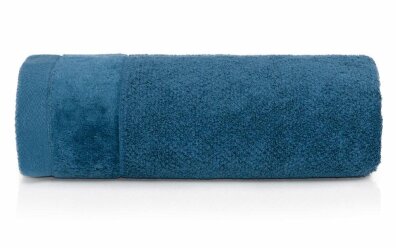 RĘCZNIK KĄPIELOWY 100x150 SPA HOTELOWY Bawełniany 550g/m2 CHŁONNY - VITO Niebieski/Blue