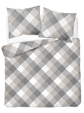 Komplet Pościeli 160x200 + 2x70x80, 100% Bawełna, 140g/m2, wzór: 4552 C