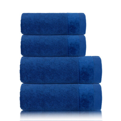 Zestaw 4x Ręczniki Bawełniane VITO 550 g/m2 – 2x 70x140 + 2x 50x90 | Hotelowe SPA Royal Blue