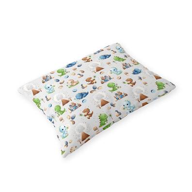 Poszewka 70x80cm na poduszkę 100% bawełna wzór: Dinusie Kolorowe