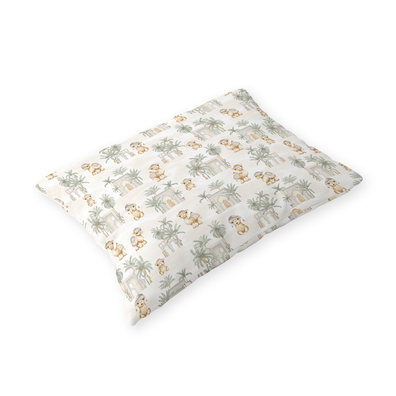 Poszewka 70x80cm na poduszkę 100% bawełna - PUSTYNIA ZIELEŃ