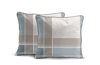 Poszewki Perkal 40x40 Komplet 2 szt. Bawełna 100% Lamówka Premium 5903b