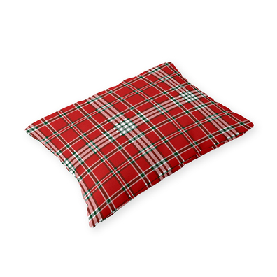  Poszewka 70x80cm na poduszkę 100% bawełna - Krata Czerwona