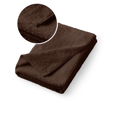 RĘCZNIK KĄPIELOWY 70x140 SPA HOTELOWY Duży Bawełniany 500g/m2 CHŁONNY - Coffe
