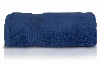 RĘCZNIK KĄPIELOWY 70x140 SPA HOTELOWY Duży Bawełniany 600g/m2 CHŁONNY - ROCCO ciemny niebieski