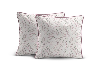Poszewki Perkal 40x40 Komplet 2 szt. Bawełna 100% Lamówka Premium 5895b