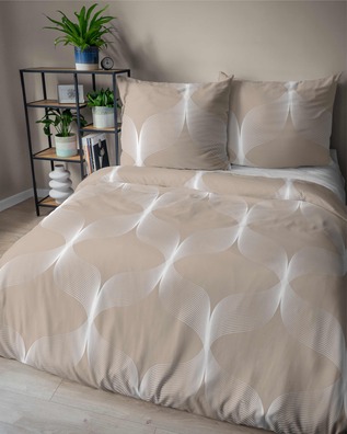 Komplet Pościeli 160x200 + 2x70x80, 100% Bawełna, 140g/m2, wzór: 5253a
