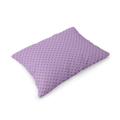 Poszewka na poduszkę 40x60cm BAWEŁNA 100% CERTYFIKAT - Gwiazdki Fiolet 89