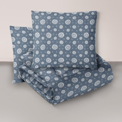 Pościel 160x200cm 2x70x80cm, 140g/m2,100% bawełna wzór: Mini Dmuchawce 