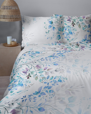 Komplet Pościeli 160x200 + 2x70x80, 100% Bawełna, 140g/m2, wzór: 4884_C