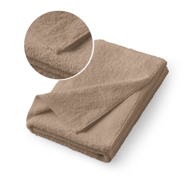 RĘCZNIK KĄPIELOWY 70x140 SPA HOTELOWY Duży Bawełniany 500g/m2 CHŁONNY - Beige