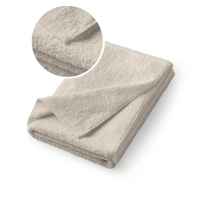 RĘCZNIK KĄPIELOWY 70x140 SPA HOTELOWY Duży Bawełniany 500g/m2 CHŁONNY - Ecru