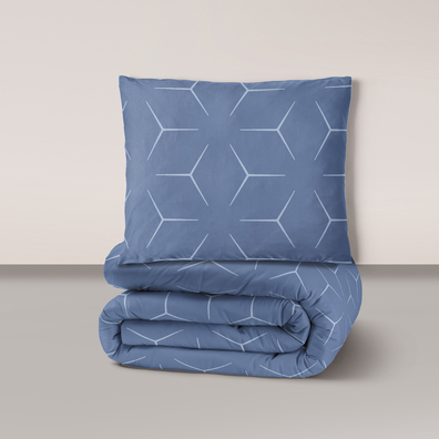 Pościel z Kory 160x200 + 1x70x80 KOMPLET PREMIUM : Milano Jeans