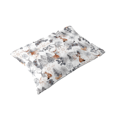 Poszewka 70x80cm na poduszkę 100% bawełna LAPONIA SZARA