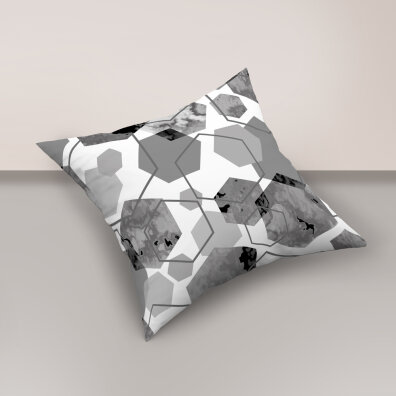 Poszewka na poduszkę jasiek 40x40 100% BAWEŁNA - 1652 szary