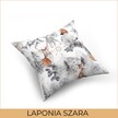 Poszewka na poduszkę jasiek 40x40cm 100% BAWEŁNA LAPONIA SZARA (9)