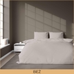POŚCIEL HOTELOWA 160x200cm ADAMASZEK + 2x POSZEWKI 70X80 KOLOR BEŻOWY (2)