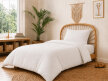 Pościel muślinowa 90x120 dziecięca - dwuwarstwowy muślin 140g/m2 + bawełna 120g/m2 White (1)