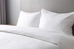 POŚCIEL HOTELOWA BIAŁA 200x220 ADAMASZEK + 2x 50x70 150g 50% baw. 50%poliester (3)