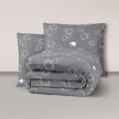 Pościel z Kory 220x200 + 2 poszewki PREMIUM 100% bawełna polska : Baranki szare (1)
