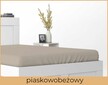 Prześcieradło 90x200 SATYNA z gumką piaskowobeżowe (2)