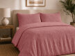 Pościel muślinowa dwuwarstwowa 220x200cm + 2x70x80cm - muślin + bawełna Vintage Rose (5)