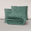 Pościel z Kory 220x200 + 2 poszewki PREMIUM bawełna polska : Milano Oliwka (1)