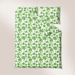 Pościel z Kory 140x200 + 1x70x80 Bawełna 100% Bielawa Produkt Polski - liście palmy zielone (2)