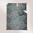 Pościel z Kory 140x200 + 1x70x80 Bawełna 100% Bielawa Produkt Polski - Dmuchawiec turkus (8)
