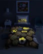 POŚCIEL 140x200cm ŚWIECĄCA W CIEMNOŚCI, 5552_A (2)