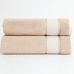 RĘCZNIK KĄPIELOWY 50x90 SPA HOTELOWY mały Bawełniany 500g/m2 CHŁONNY - MONACO Beżowy (3)