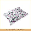 Poszewka na poduszkę 50x60cm BAWEŁNA CERTYFIKAT - Róża Paproci Różowa (2)