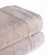 Zestaw 2x RĘCZNIK KĄPIELOWY 70x140 SPA HOTELOWY Duży Bawełniany 550g/m2 - VITO Perłowy/Oyster (3)