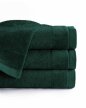 Zestaw 4x Ręczniki Bawełniane VITO 550 g/m2 – 2x 70x140 + 2x 50x90 | Hotelowe SPA Ciemny Zielony (4)