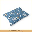 Poszewka na poduszkę 40x60cm BAWEŁNA 100% CERTYFIKAT - Koparki z Tęczą (2)