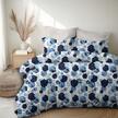 Pościel z Kory 160x200 + 2x70x80 Bawełna 100% Bielawa Produkt Polski - 1611N  niebieski (7)