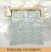 Pościel 160x200cm 2x70x80cm, 140g/m2,100% bawełna Kaszuby białe (3)