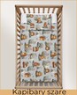 Pościel w kapibary 100x140 pościel kapibara szara CERTFIKAT - 100% bawełna (3)