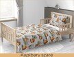 Pościel w kapibary 160x200 pościel kapibara szara CERTFIKAT - 100% bawełna (3)