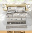 Pościel z Kory 140x200 + 1x70x80 Bawełna 100% Bielawa Produkt Polski - PRESTIGE Zima Beżowa (7)