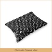 Poszewka na poduszkę 40x60cm BAWEŁNA 100% CERTYFIKAT - Chmurki Czarne Mini (2)