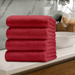 RĘCZNIK FROTTE 50x100 KĄPIELOWY BAWEŁNA 100% 500g/m2 CHŁONNY - Czerwony (5)