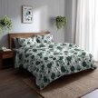POŚCIEL Z KORY 160x200 + POSZEWKA 70x80 GRUBA  POLSKA BAWEŁNA - 1612 zielony (4)