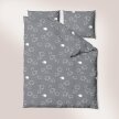 Pościel z Kory 140x200 + 1x70x80 Bawełna 100% Bielawa Produkt Polski - PRESTIGE Baranki Szare (8)