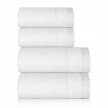 Zestaw 4x Ręczniki Bawełniane VITO 550 g/m2 – 2x 70x140 + 2x 50x90 | Hotelowe SPA Biały (5)
